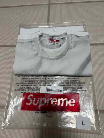 Supreme x MM6 Maison Margiela Box Logo Tee "White"