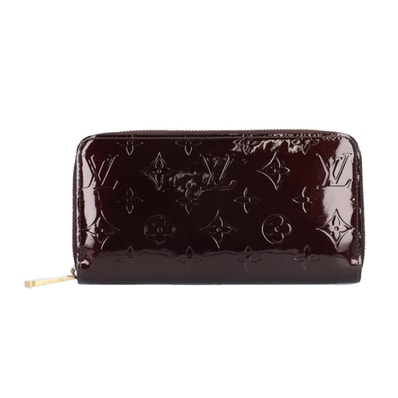 ルイヴィトン ジッピーウォレット モノグラムヴェルニ 長財布 モノグラムヴェルニ M93522 レディース LOUIS VUITTON 中古