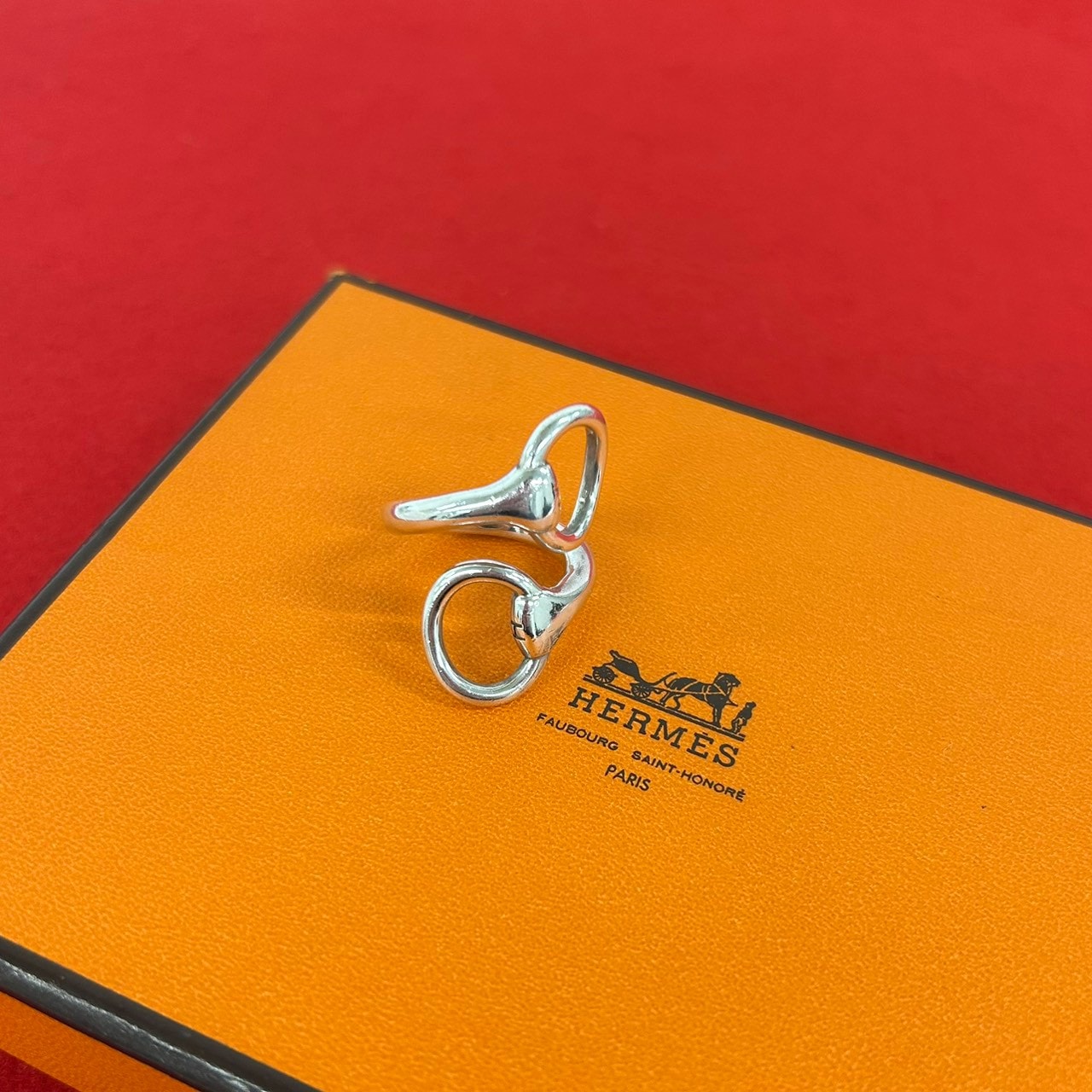 HERMES エルメス ナウシカ リング シルバー925 リング・指輪 9号 シルバー
61239