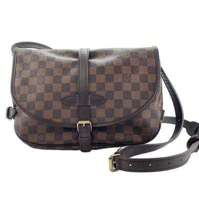 ヴィトン LV ダミエ ソミュール 30 ショルダーバッグ【中古】