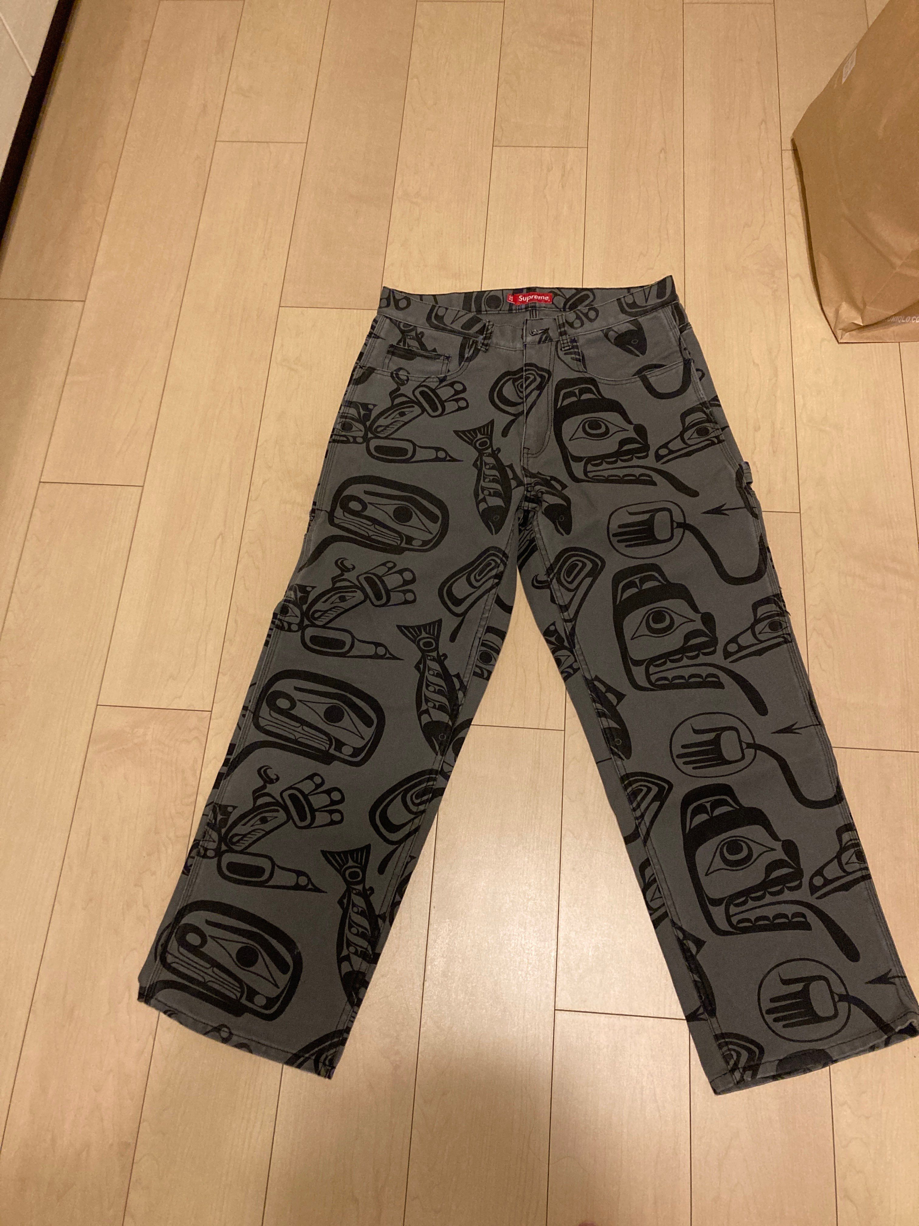 supreme ハイダ族 ペインターパンツ