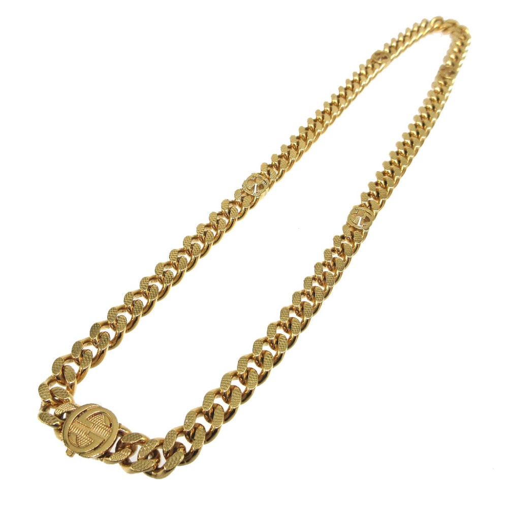 グッチ  インターロッキングG 675766  メタル  ゴールド