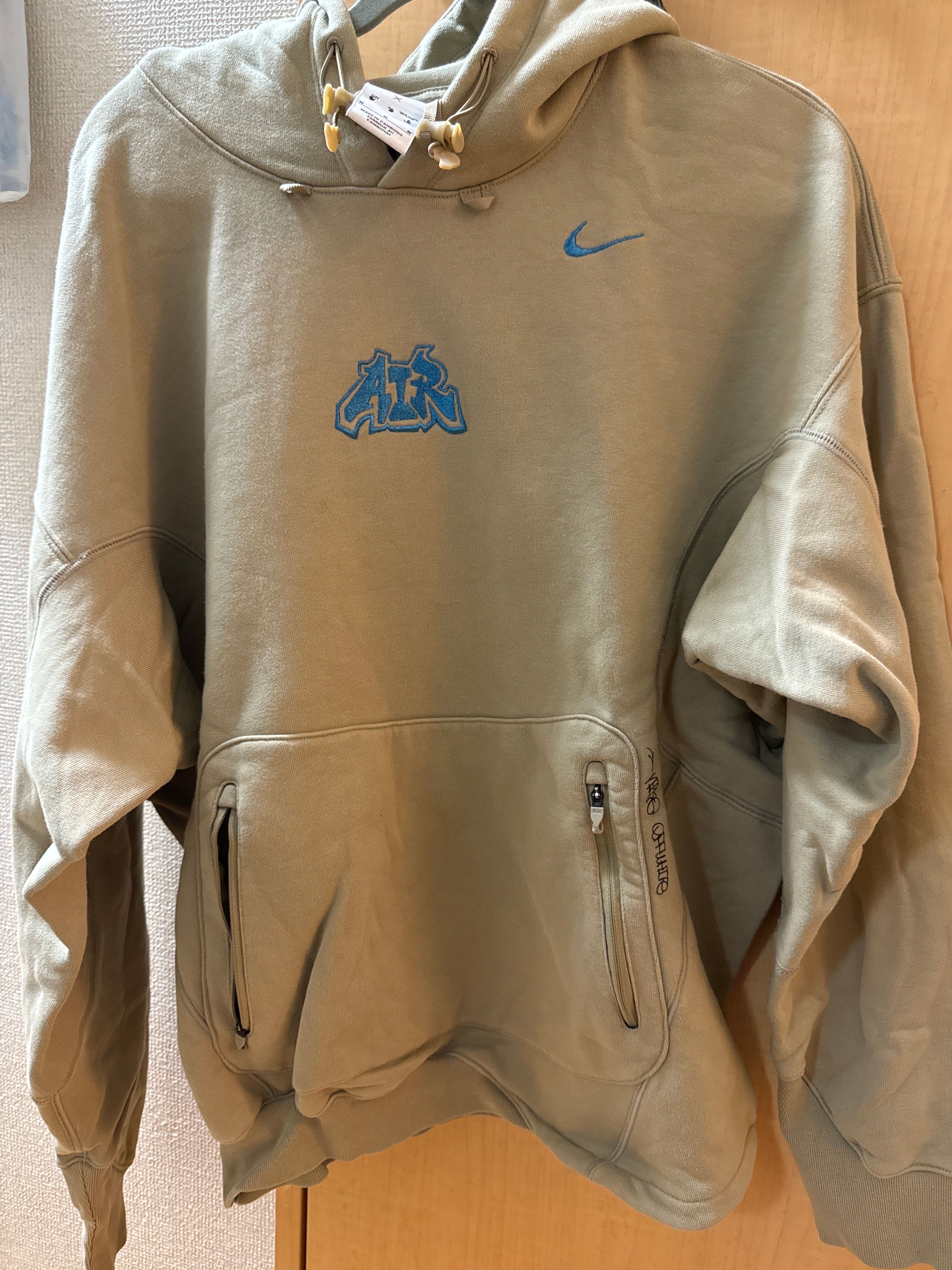 Nike x Off-White Men's Fleece Parka 006 "Khaki"