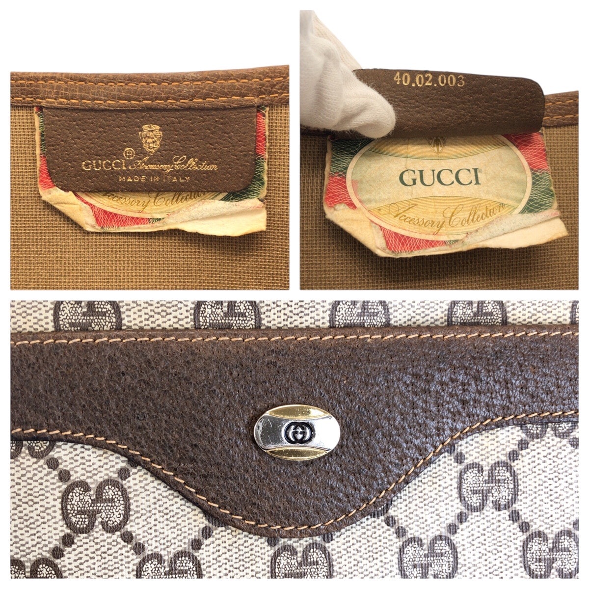 B (目立った傷や汚れなし)】美品 GUCCI グッチ ヴィンテージ シェリー