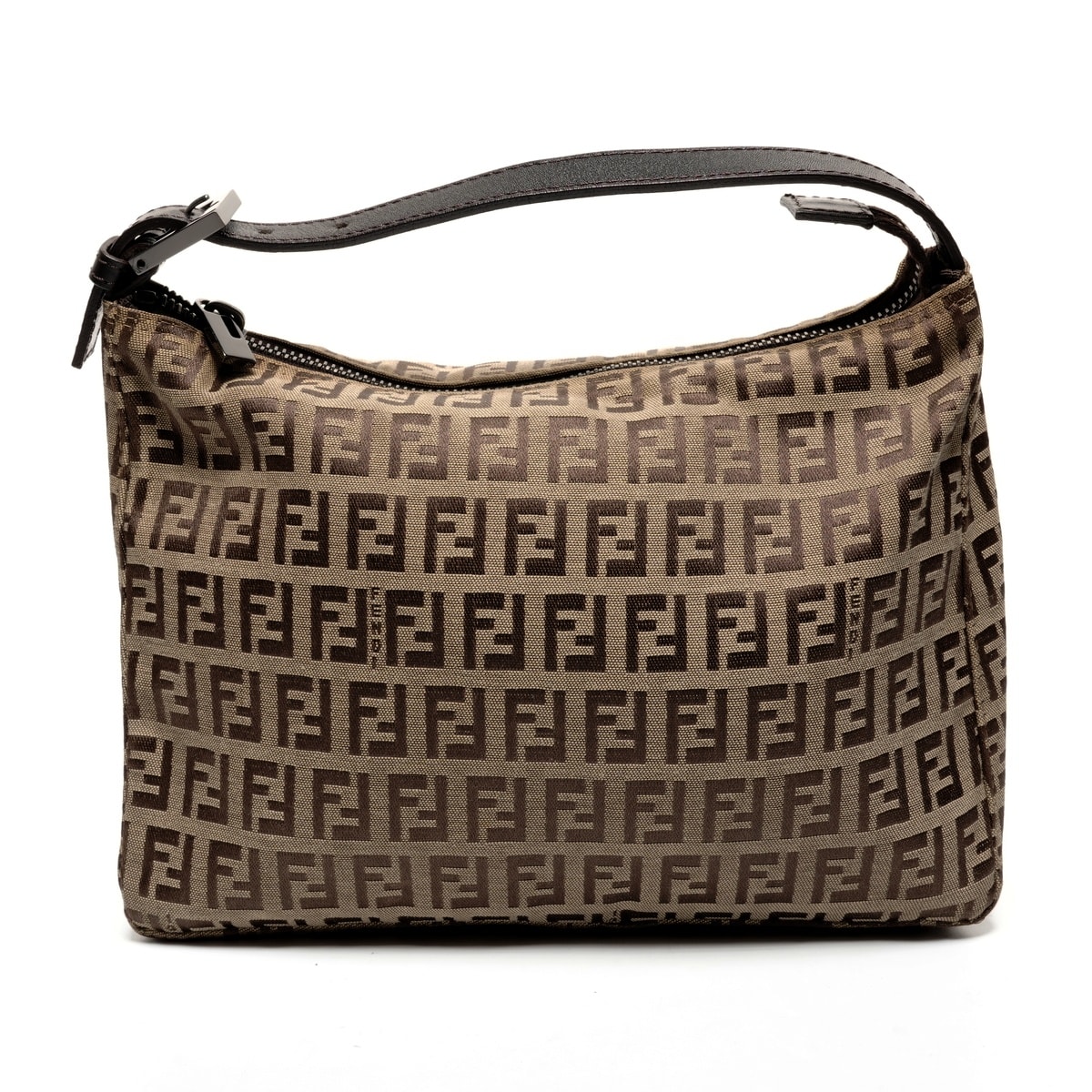 フェンディ FENDI ズッキーノ キャンバス ハンドバッグ【中古】