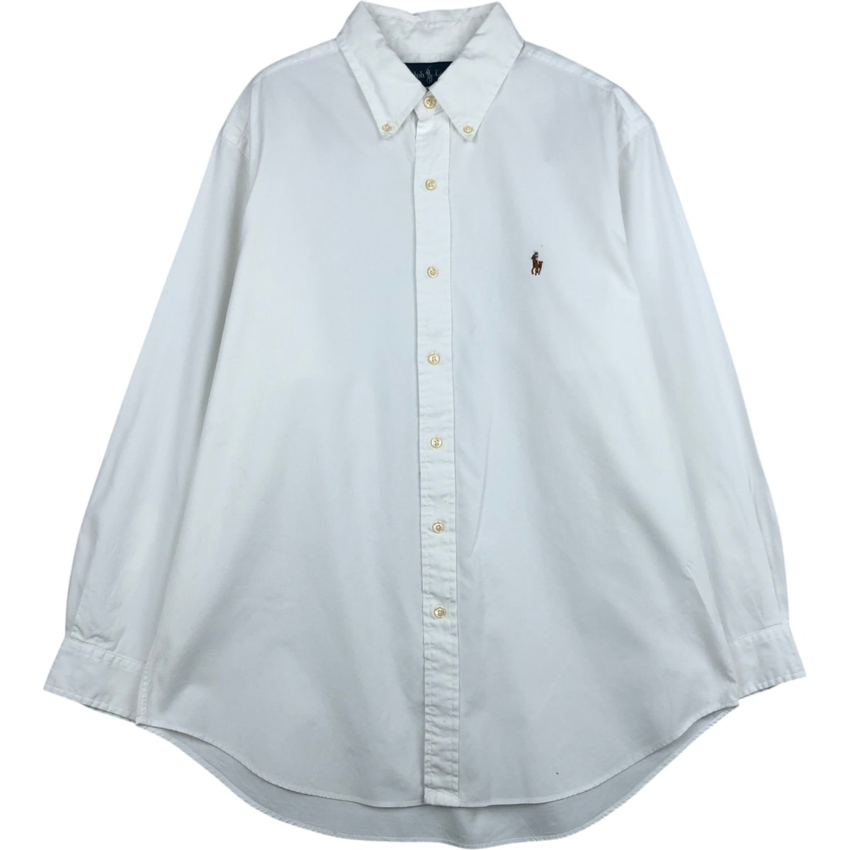 古着 ラルフローレン Ralph Lauren CLASSIC FIT クラシックフィット 長袖 ボタンダウンシャツ メンズL相当/eaa628574