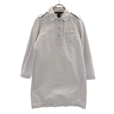 MARC BY MARC JACOBS マークバイマークジェイコブス 長袖 デニム ワンピース XS ライトグレー
