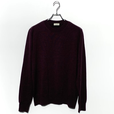 Dries Van Noten WOOL KNIT SWEATER Purple