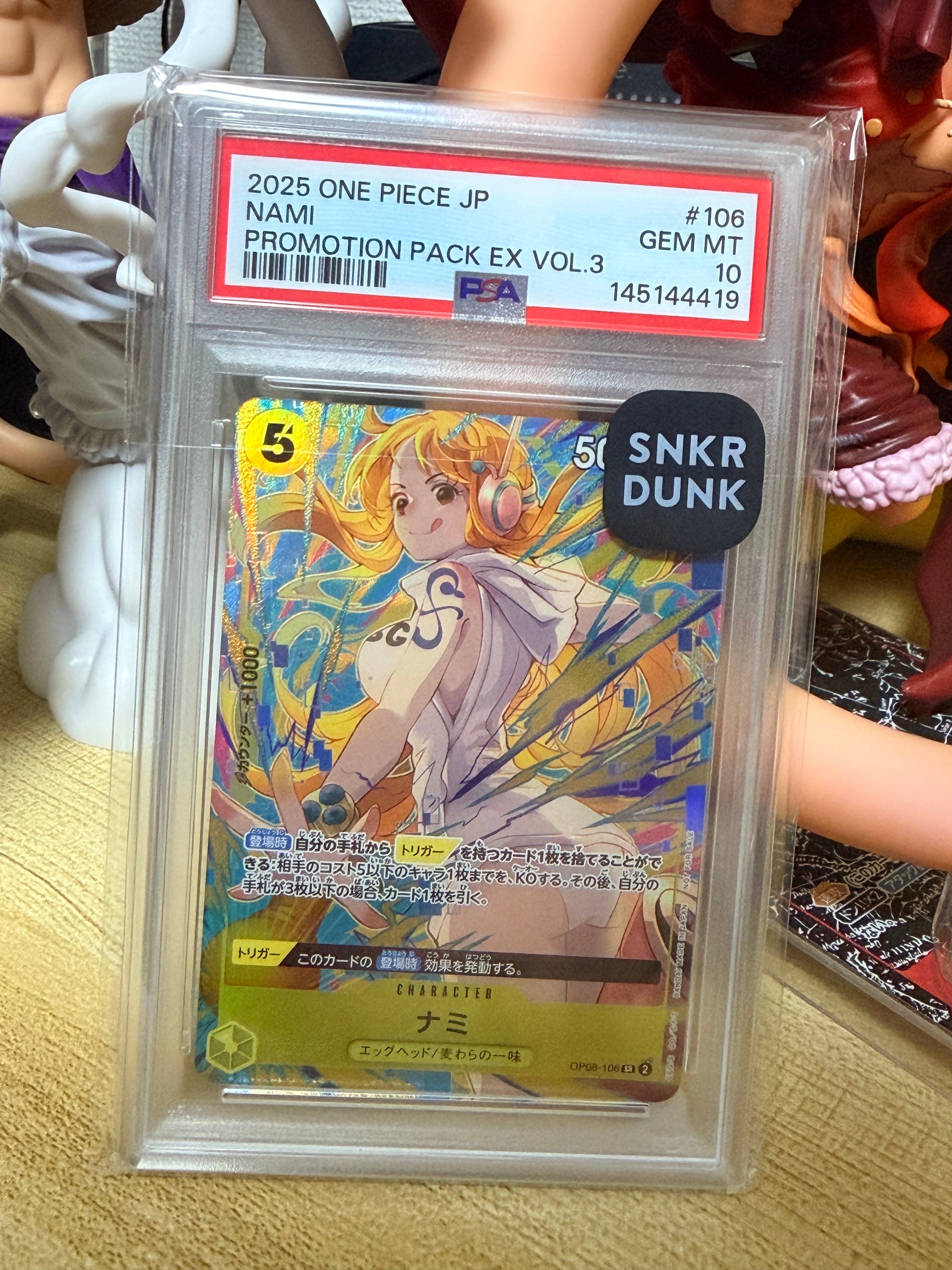 PSA10】ナミ SR [OP08-106](「プロモーションパックEX Vol.3」) 1枚の