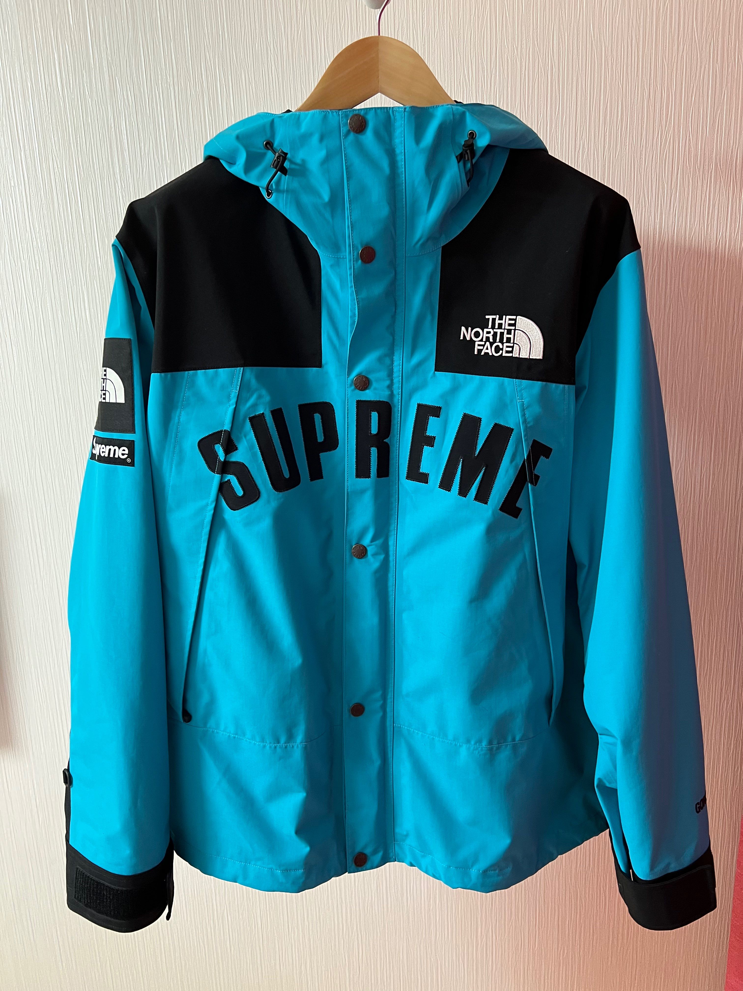 Supreme x The North Face Arc Logo Mountain Parka "Blue"