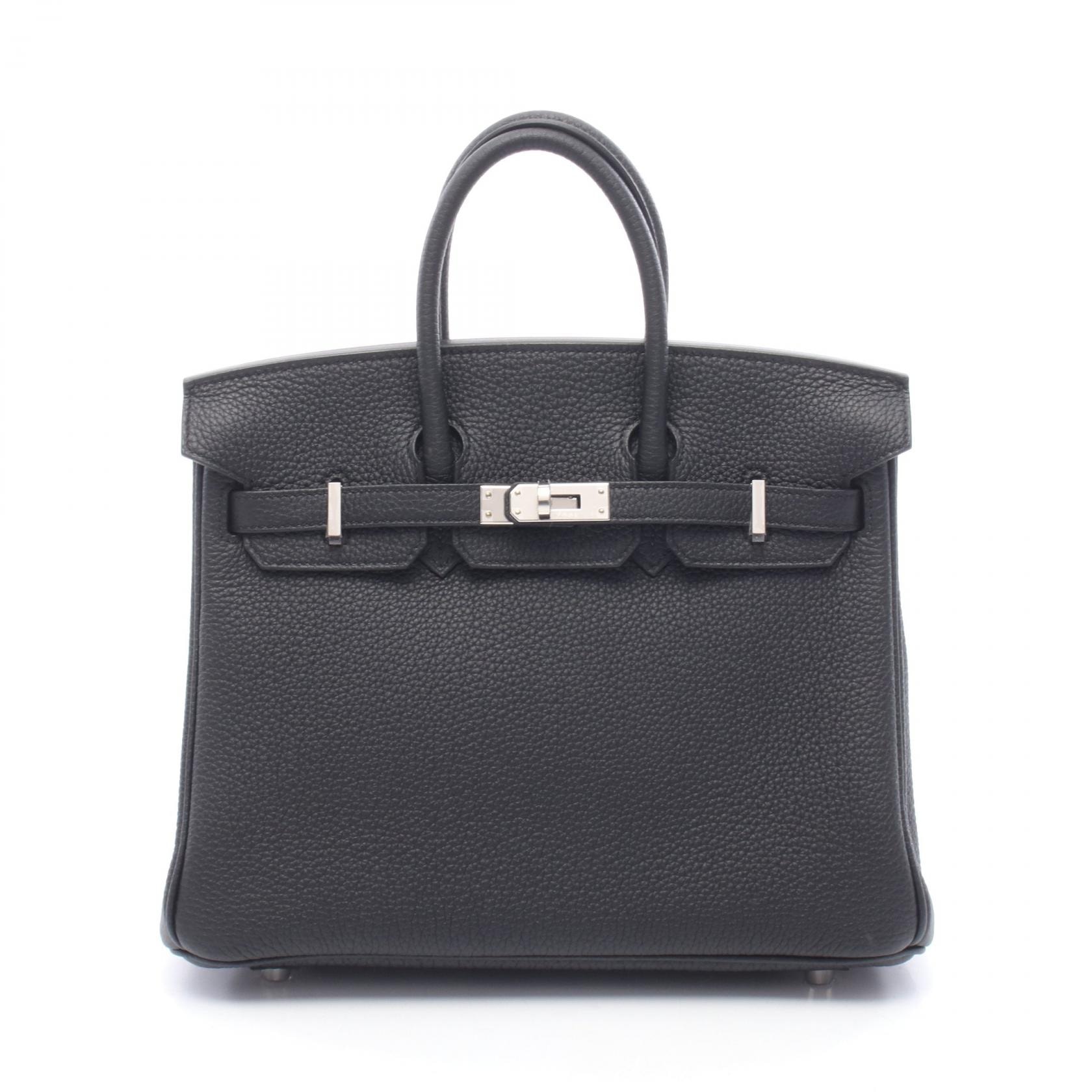 エルメス HERMES バーキン25 ハンドバッグ バッグ レザー トゴ トゴ レディース ブラック系 【中古】