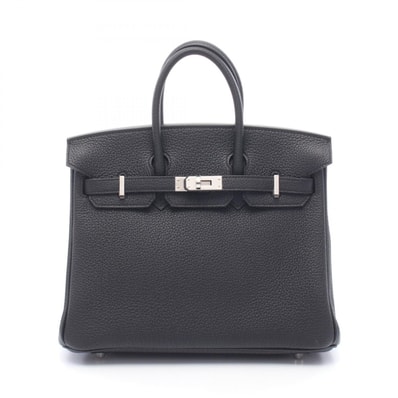 エルメス HERMES バーキン25 ハンドバッグ バッグ レザー トゴ トゴ レディース ブラック系 【中古】