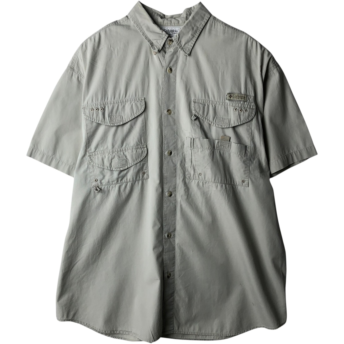 古着 00年代 コロンビア Columbia PFG 隠しボタンダウン 半袖 フィッシングシャツ メンズXL相当/eaa634621