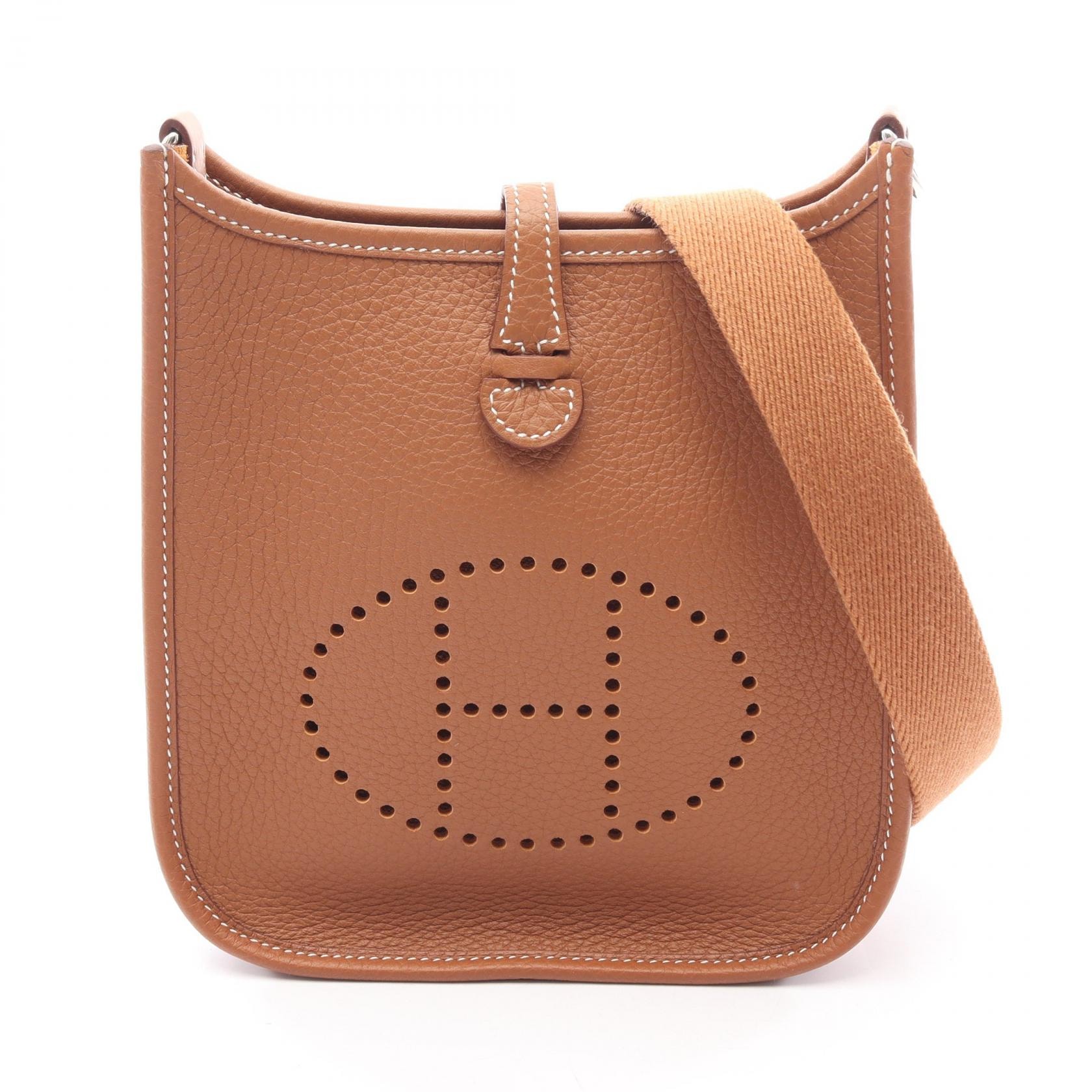エルメス HERMES エヴリンTPM アマゾン ゴールド ショルダーバッグ バッグ トリヨンクレマンス トリヨンクレマンス レディース ブラウン系 【中古】