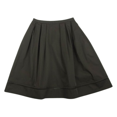 FOXEY フォクシー スカート 22637-NSSFA215P NEWYORK ニューヨーク ストレッチ グログラン スカート ダークブラウン系 38【中古】