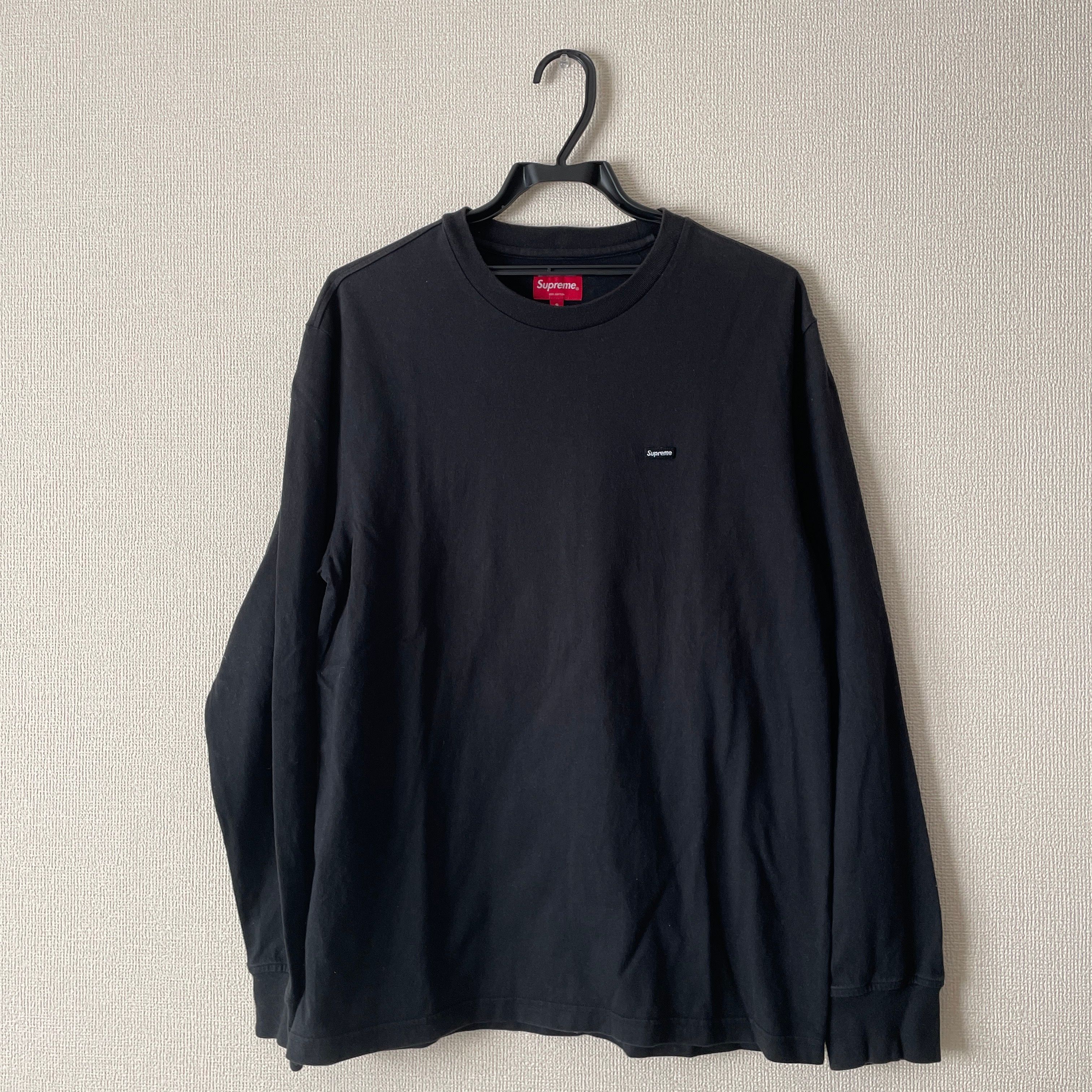 Supreme Small Box L/S Tee "Black"(22FW)