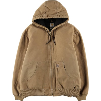 古着 00年代 カーハート Carhartt アクティブジャケット ダックフルジップパーカー メンズXL相当/eaa561983