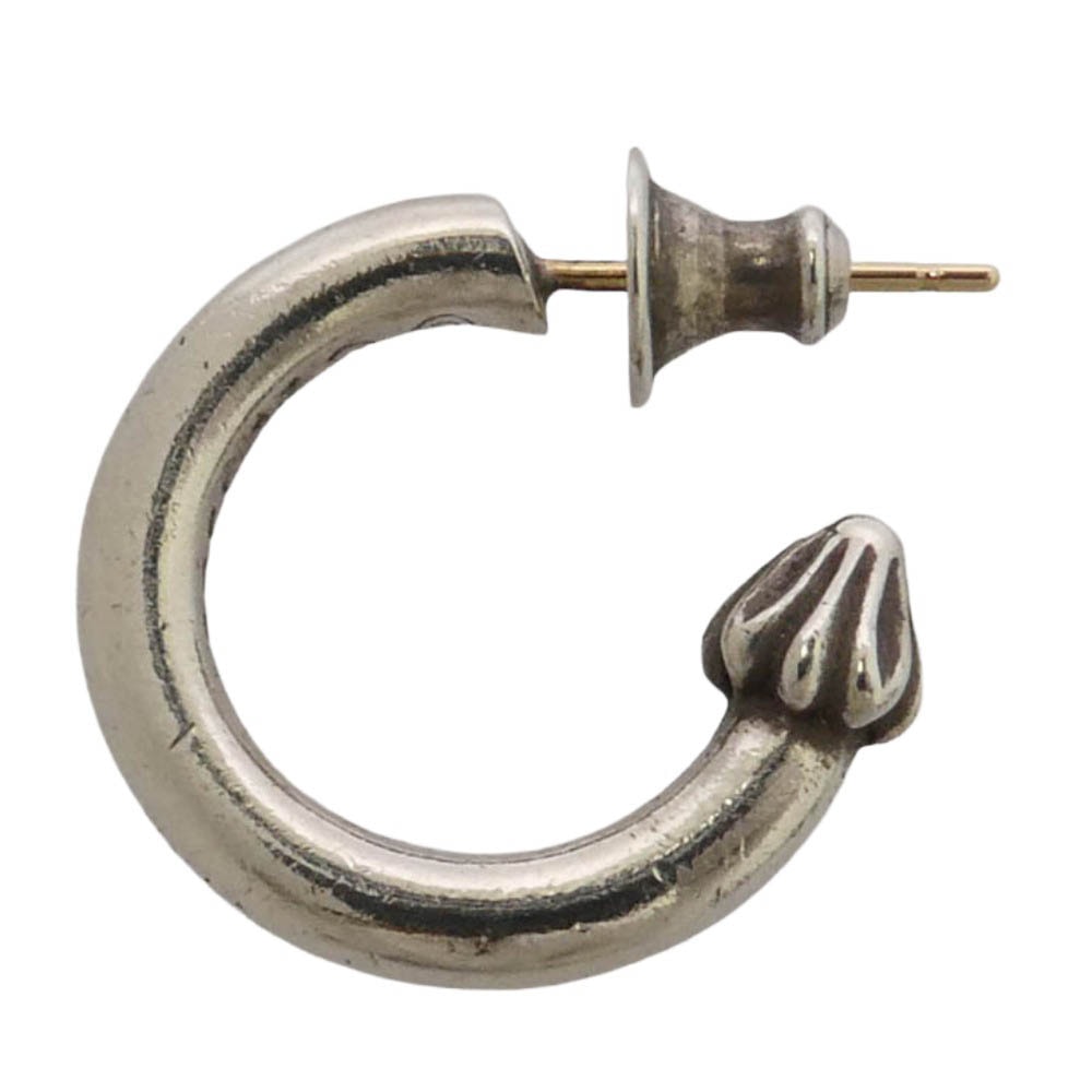 CHROME HEARTS クロムハーツ(原本無) HOOP PLAIN プレーン フープ ピアス シルバー系【中古】