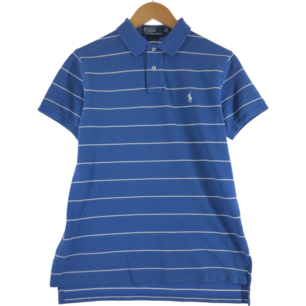 古着 ラルフローレン Ralph Lauren POLO by Ralph Lauren CUSTOM FIT 半袖 ボーダー ポロシャツ メンズM相当/eaa553506