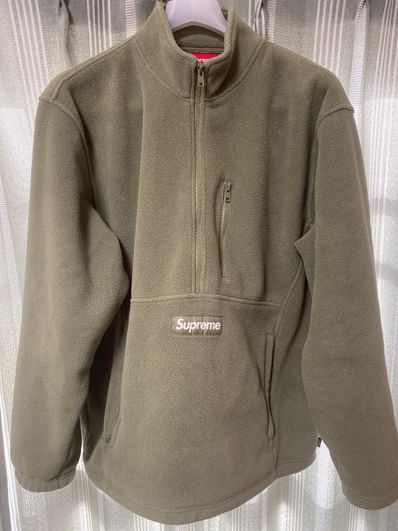 Supreme Polartec Half Zip Pullover "Light Olive"