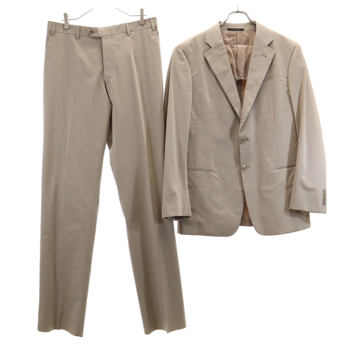 美品 ARMANI COLLEZIONI アルマーニコレッツォーニ イタリア製 スーツ 上下セットアップ 40 ベージュ