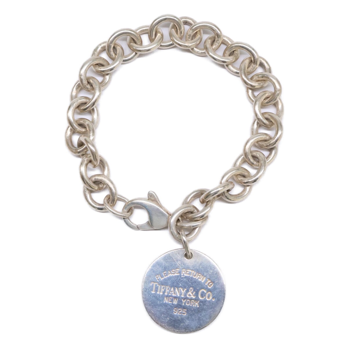 ティファニー リターントゥティファニーラウンドタグ ブレスレット シルバー925 -