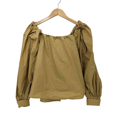25SS COATED OF F THE SHOULDER TOP【1143762782223】