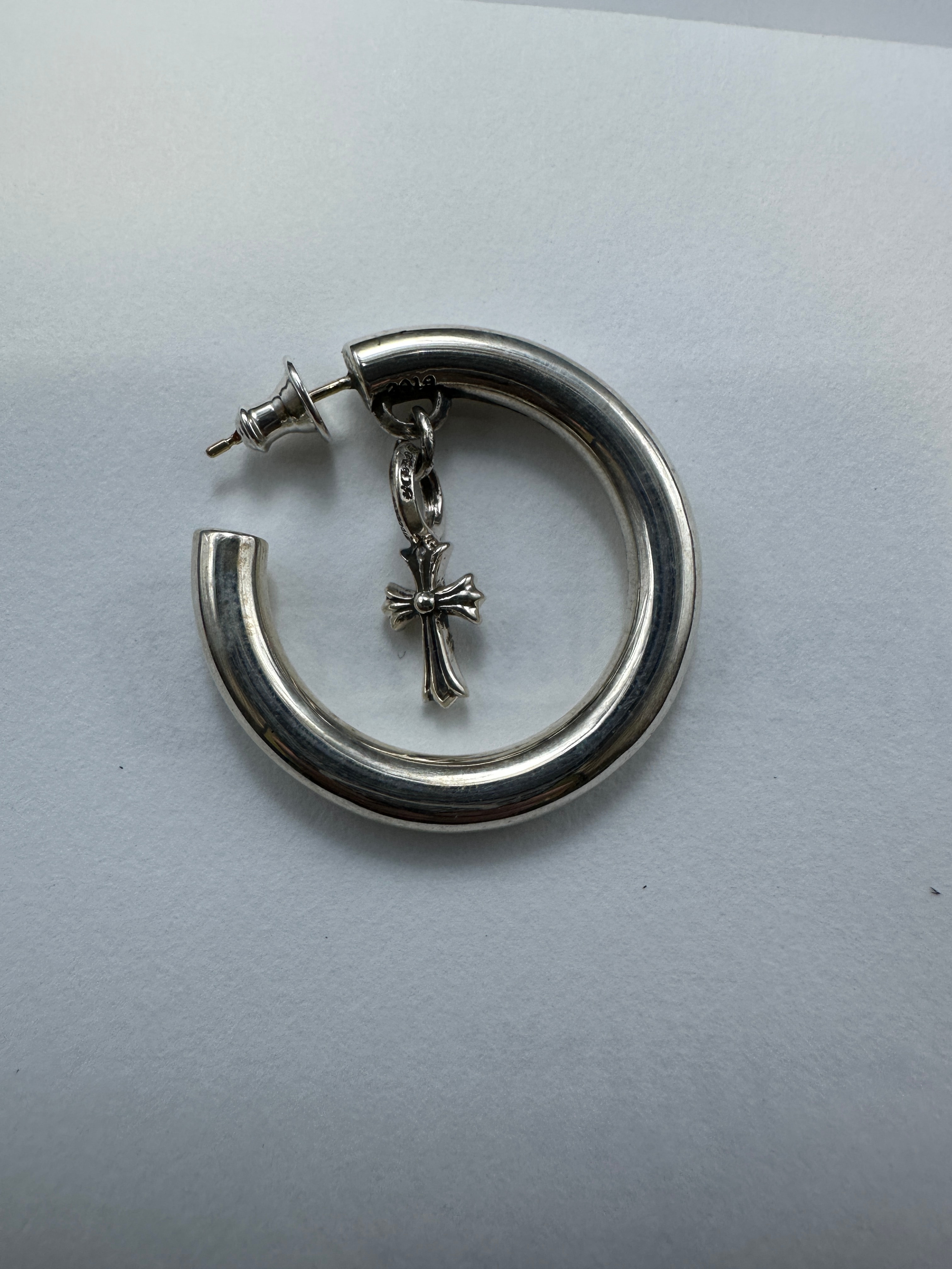 クロムハーツ CROSS HOOP クロス フープ ピアス イアリング