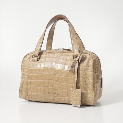 JIL SANDER ジルサンダー ハンドバッグ ミニボストン 鞄 イタリア製 ブランド古着【中古】20260202/RA7571