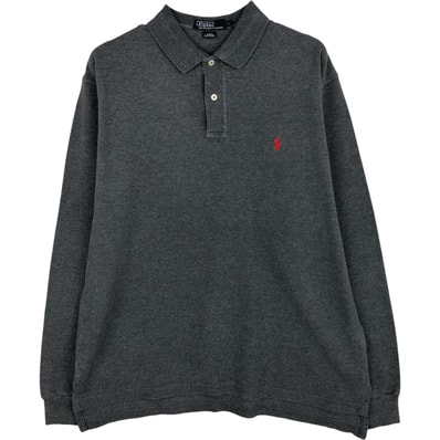 古着 ラルフローレン Ralph Lauren POLO by Ralph Lauren 長袖 ポロシャツ メンズL相当/eaa615494