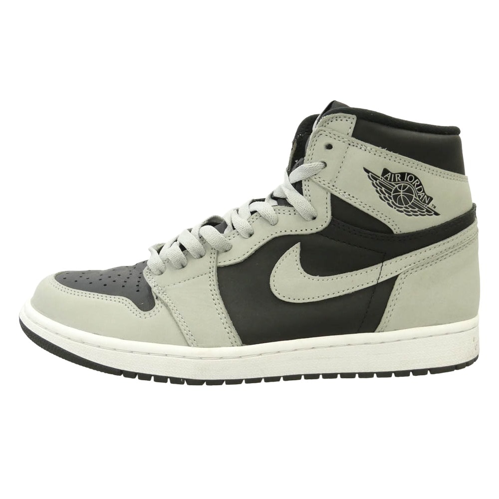 NIKE ナイキ 555088-035 Air Jordan 1 High Retro OG Shadow 2.0 エアジョーダン1 ハイ レトロ シャドウ ハイカット スニーカー ブラック系 グレー系 28cm【中古】