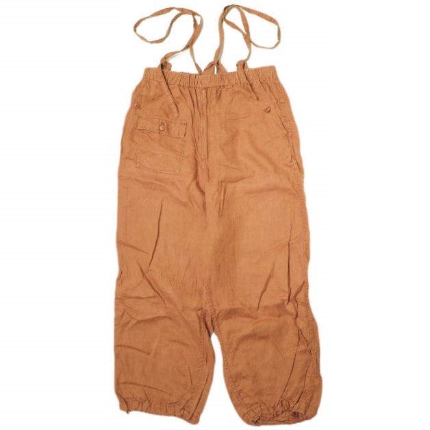 BEAMS BOY ビームスボーイ 19SS リネンブリティッシュアーミーパンツ 13-24-0772-163 ONE SIZE TERRACOTTA 2WAY サロペット ボトムス g21680