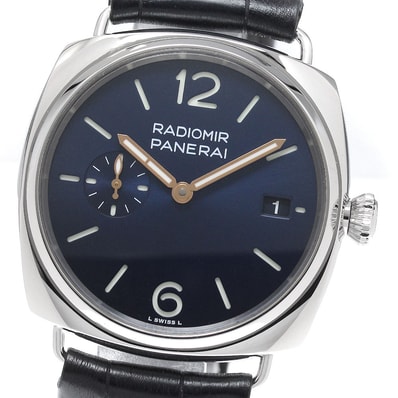 ☆美品 パネライ ラジオミール クアランタ PAM01293 メンズ 【中古】