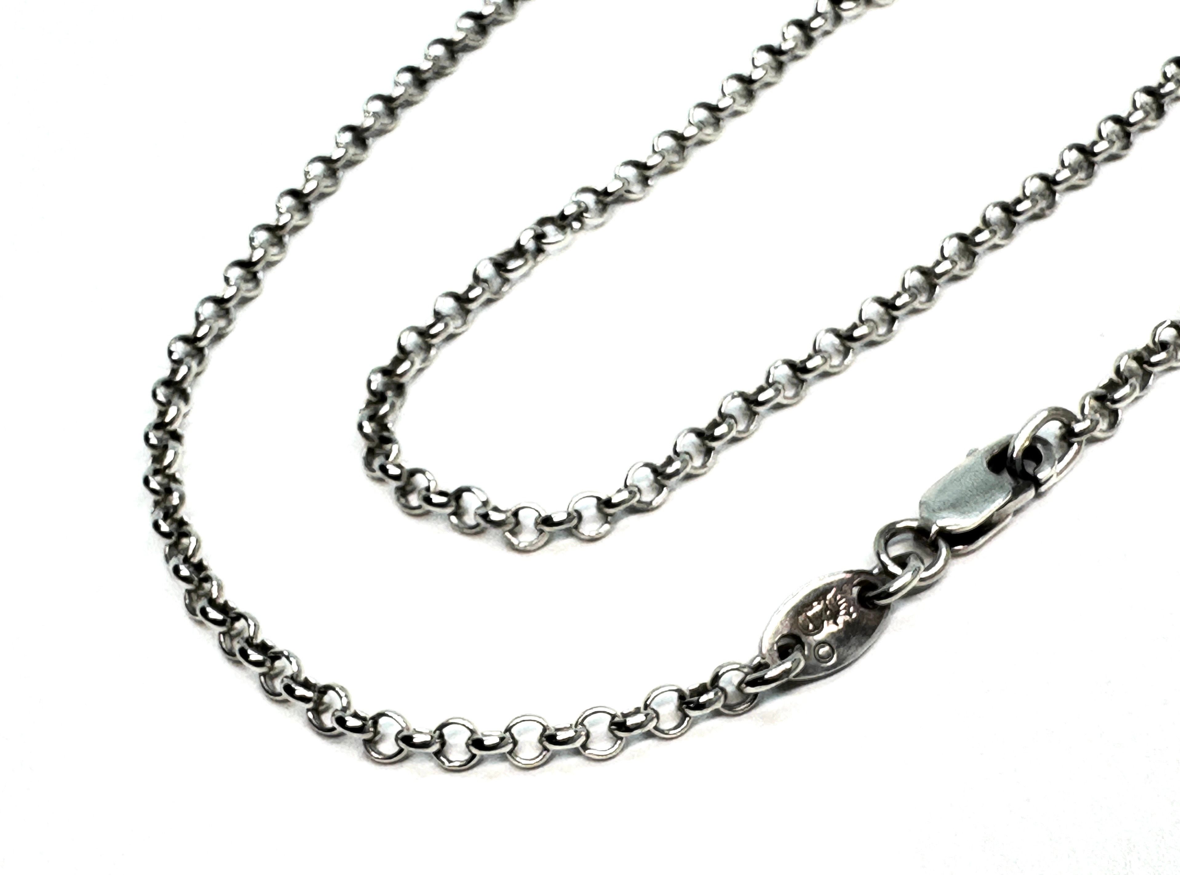 Chrome Hearts Roll Chain Necklace "Silver"