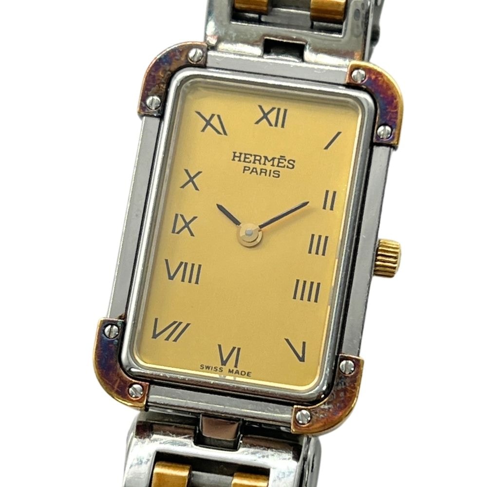 HERMES エルメス CR1.220 クロアジュール クォーツ レディース 腕時計 正規品 / C1367