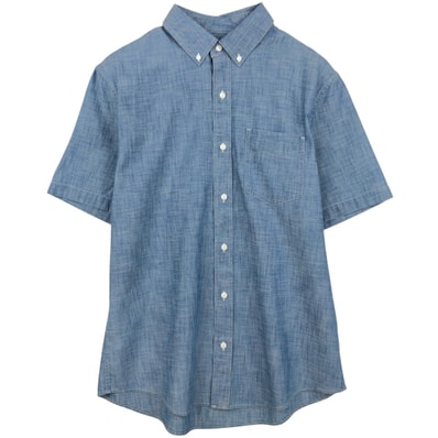古着 90~00年代 エルエルビーン L.L.Bean TRADITIONAL FIT ボタンダウン 半袖 シャンブレーシャツ メンズM相当 ヴィンテージ/eaa655676