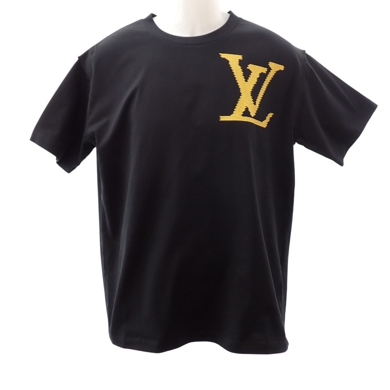 正規品♡LOUIS VUITTON タンジェリンプリントTシャツ　23ss C (やや傷や汚れあり)】ルイヴィトン シグネチャーロゴTシャツ 23SS