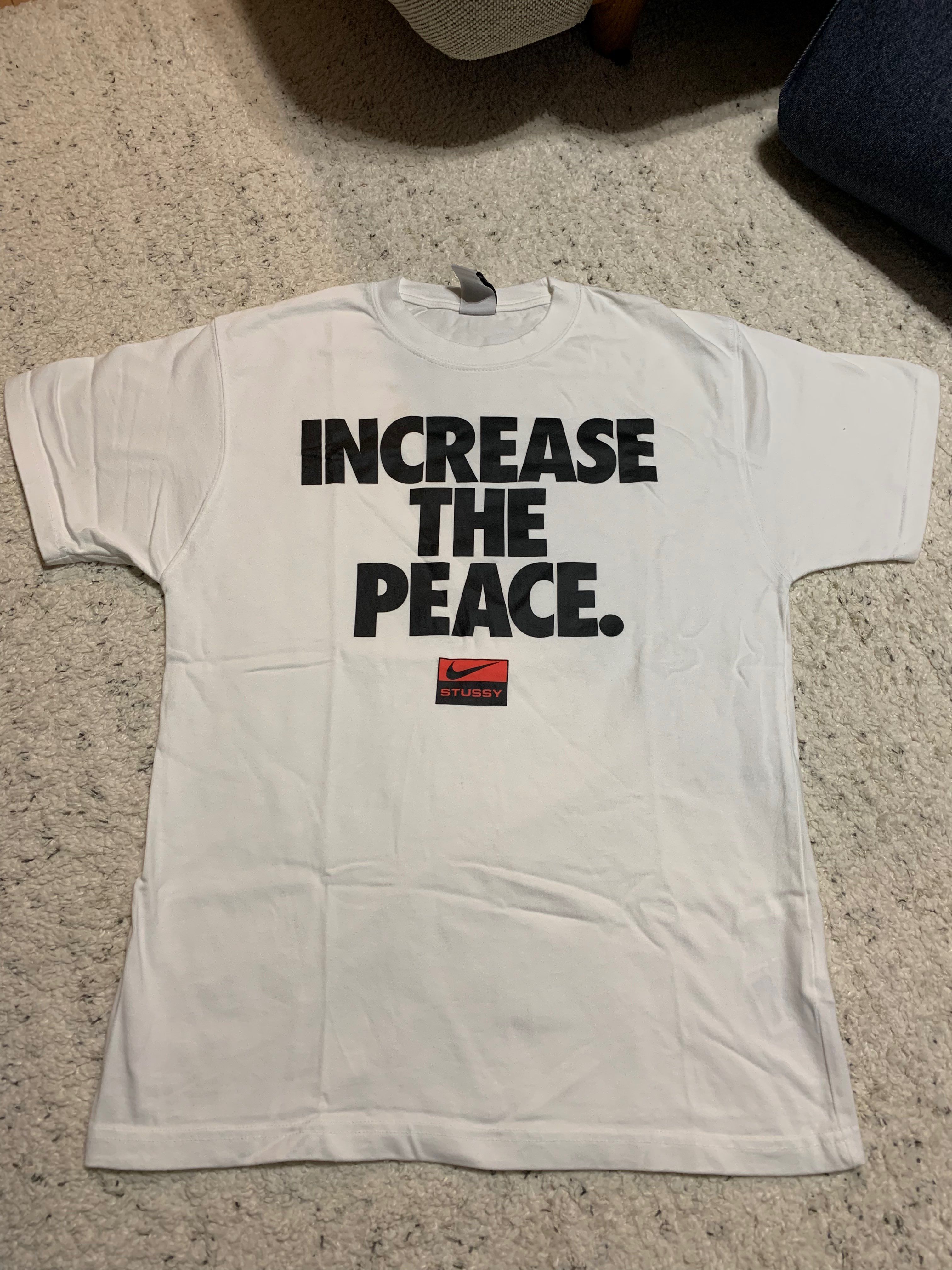 Nike x Stussy Increase The Peace Tee "White"