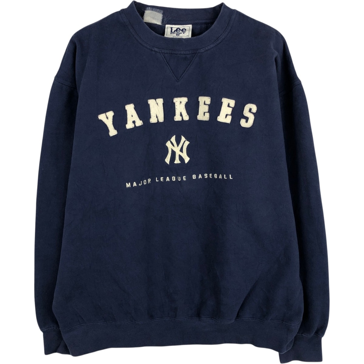 古着 90年代 リー Lee SPORT MLB NEW YORK YANKEES ニューヨークヤンキース スウェットシャツ トレーナー メンズL相当 ヴィンテージ/eaa624137
