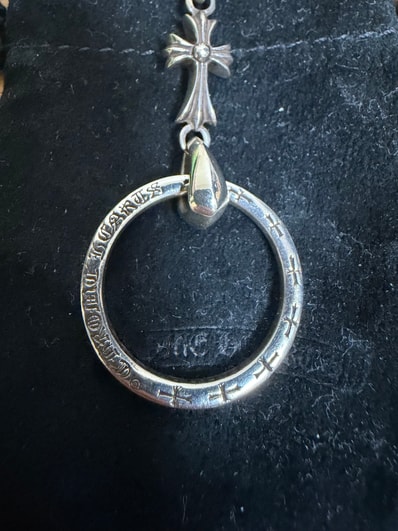 Chrome Hearts Sunglasses Holder NTFL Baby Fat Loop "Silver"