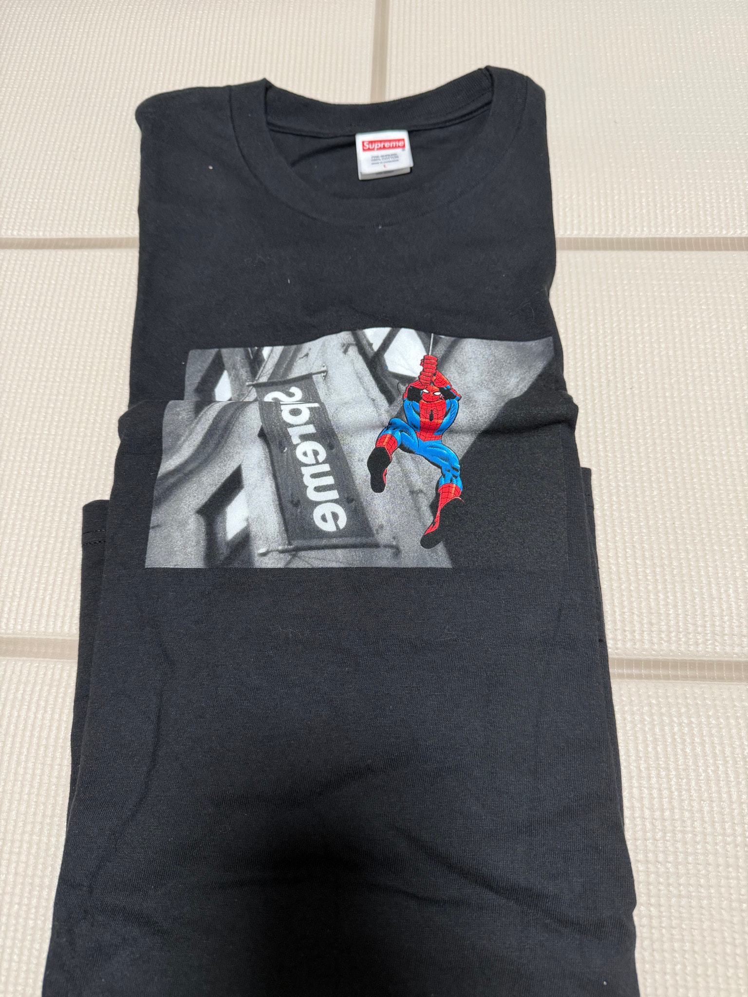 Supreme x Spider-Man Tee "Black"