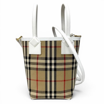 極美品 バーバリー ショルダーバッグ ベージュ レディース 8072348