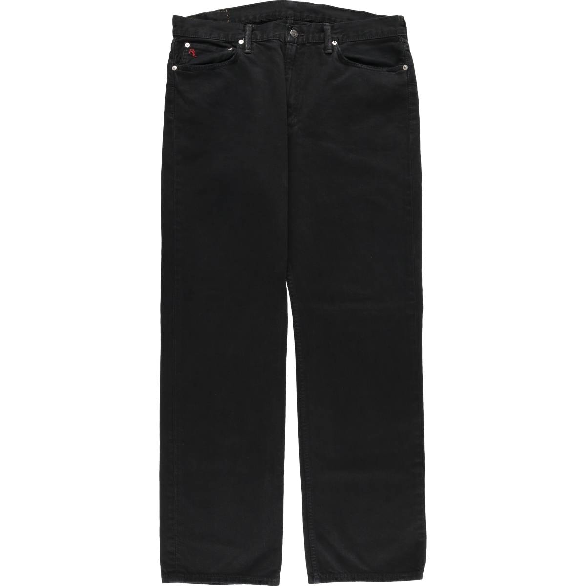 古着 ラルフローレン Ralph Lauren POLO RALPH LAUREN ブラックデニム ストレートデニムパンツ メンズw37相当/eaa612451