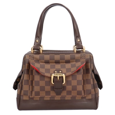 ルイヴィトン ナイツブリッジ ダミエ ハンドバッグ ダミエキャンバス N51201 ブラウン レディース LOUIS VUITTON 中古