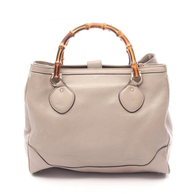 グッチ GUCCI バンブー トートバッグ バッグ レザー レディース ベージュ系 282317 【中古】