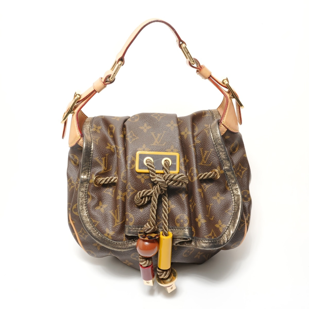 ヴィトン LV 2009年製 カラハリPM モノグラム ハンドバッグ【中古】