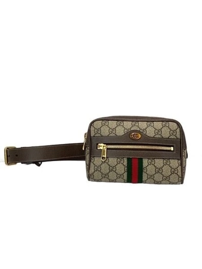 GUCCI Ophidia GG Supreme Small Bert Bag "Beige/Ebony"