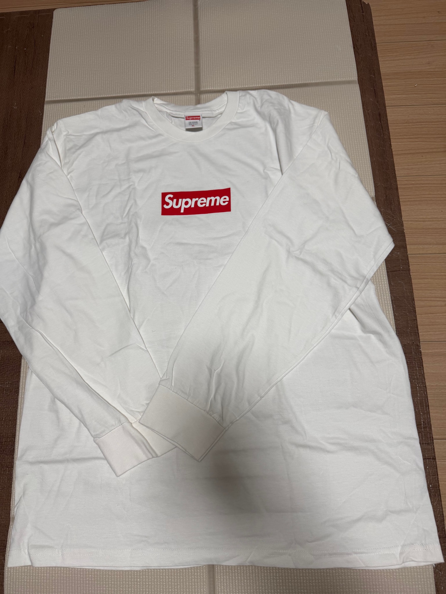 Supreme Box Logo L/S Tee "White"