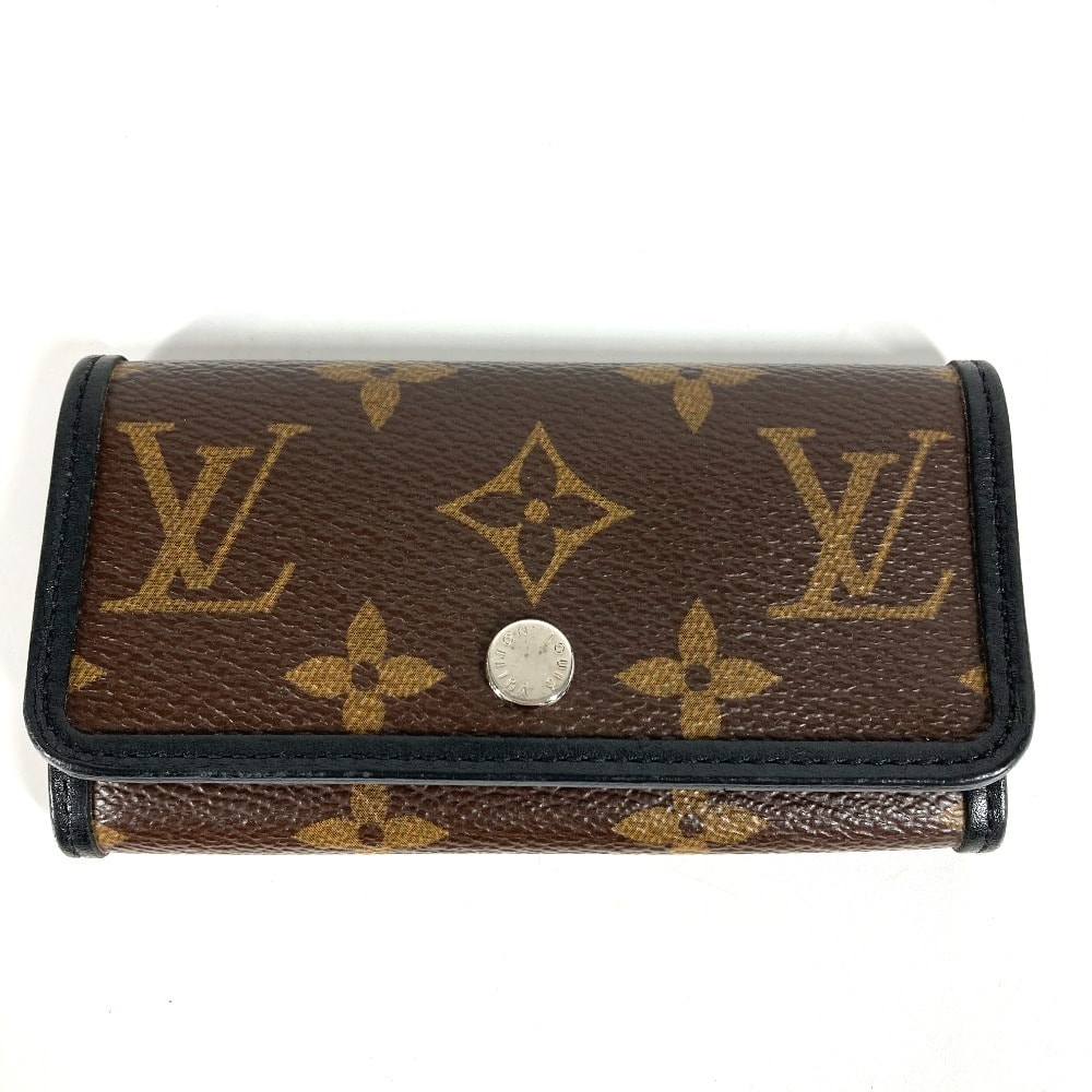 ルイヴィトン LOUIS VUITTON ミュルティクレ6 M60165 モノグラムマカサー 6連 鍵 キーケース モノグラムマカサーキャンバス ブラウン