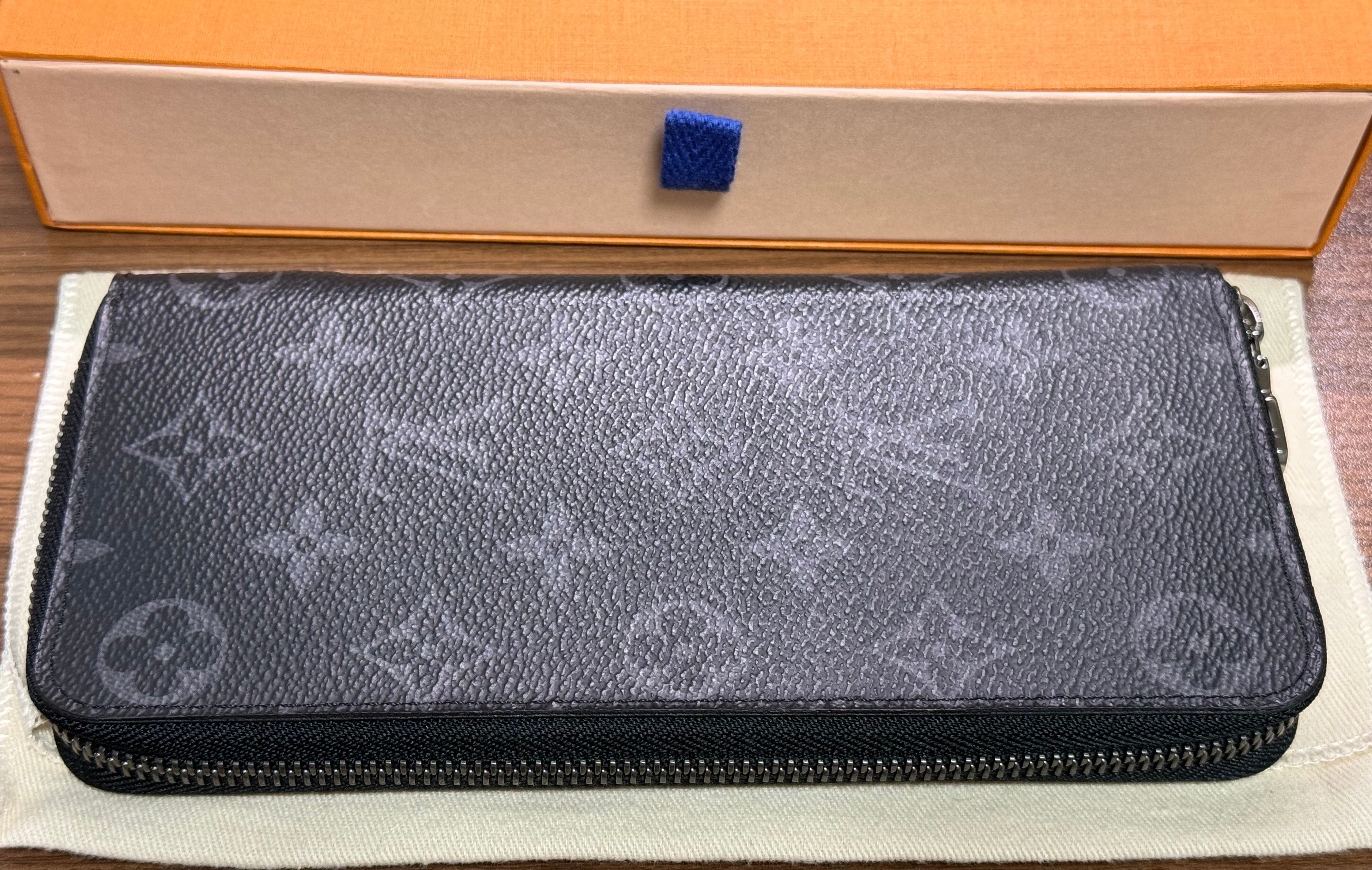 Louis Vuitton Zippy Wallet Vertical Monogram Eclipse